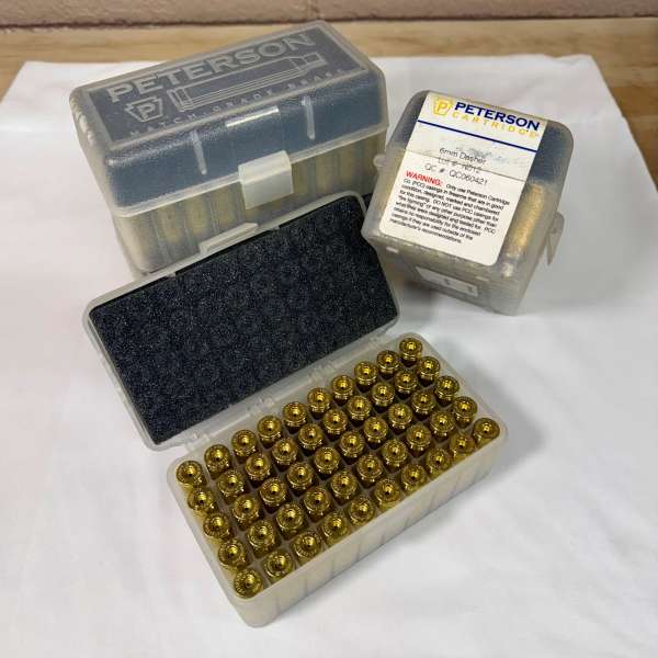 Peterson Match Grade 6mm Dasher New Unfired Brass